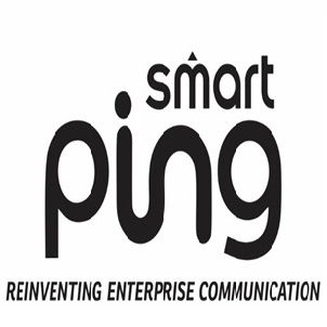 Smart Ping Logo With Tagline Reinventing Enterprise Communication Device mark 5615805 Trademark
