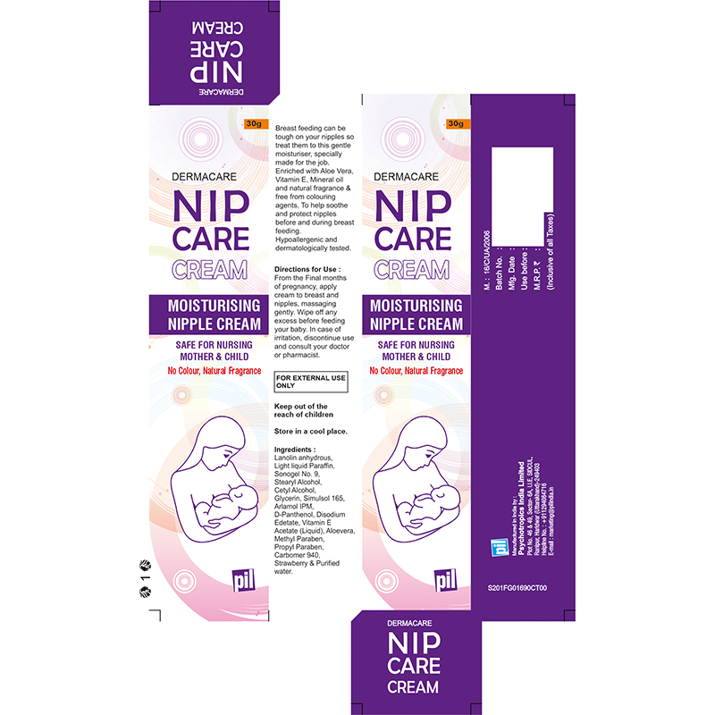 Nip Care Cream Device mark 5621577 Trademark