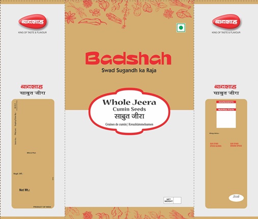 Badshah Whole Jeera Device mark 5623766 Trademark