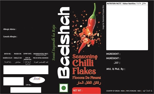 Badshah Seasoning Chilli Flakes Device mark 5623771 Trademark