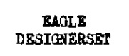 Eagle Designerset Device mark 5625100 Trademark