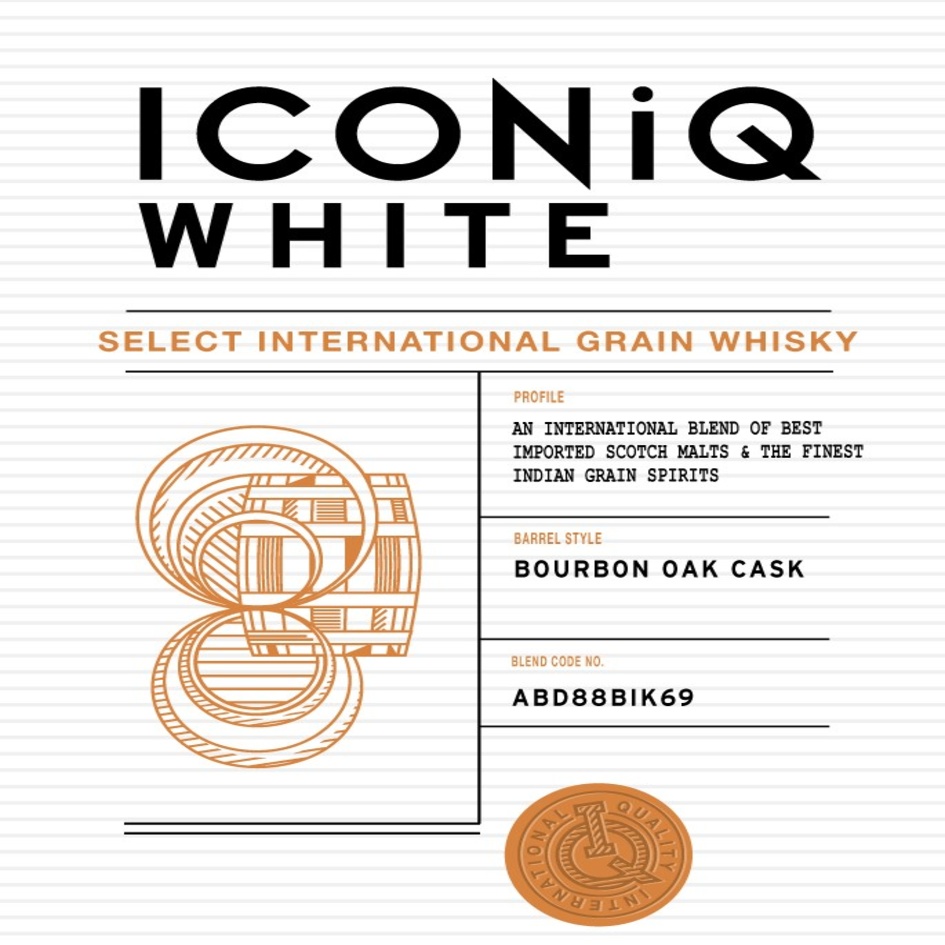 Iconiq White Select International Grain Whisky Device mark 5625507 Trademark