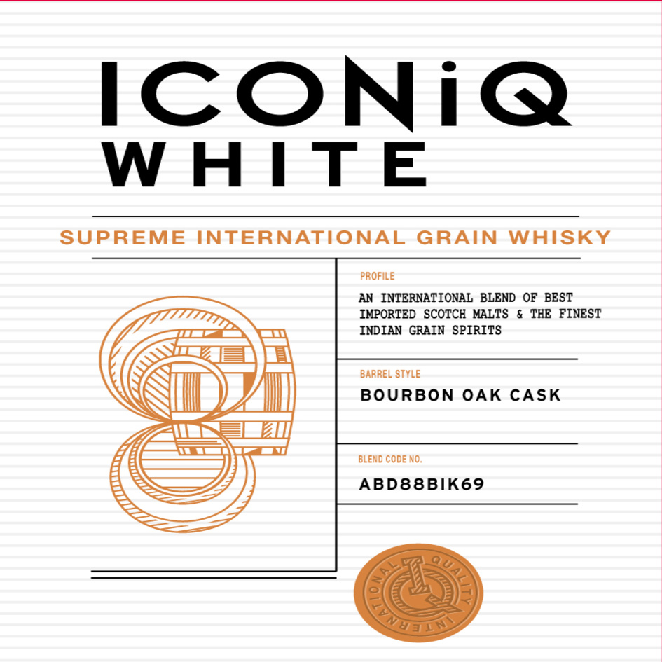 Iconiq White Supreme International Grain Whisky Device mark 5625508 Trademark