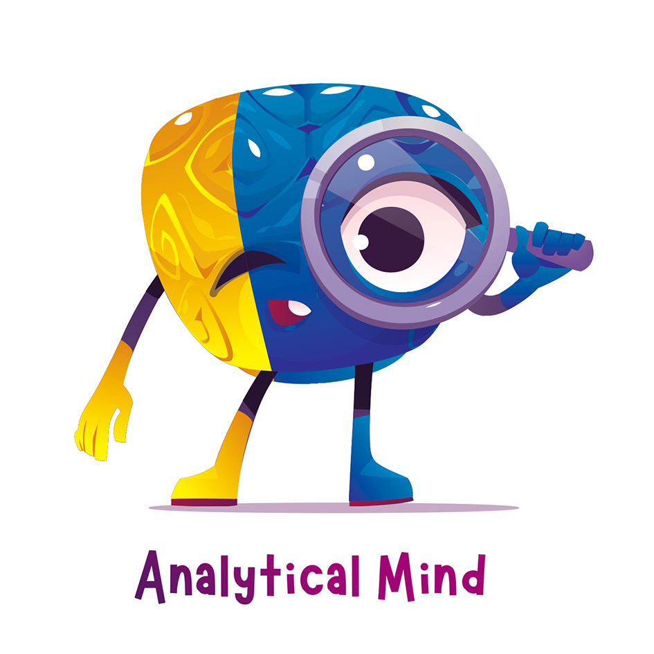 Analytical Mind (with Device Of Cartoon) Device mark 5626511 Trademark
