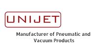 Unijet With Tagline Manufacturer Of Pneumatic And Vaccum Products Device mark 5627802 Trademark