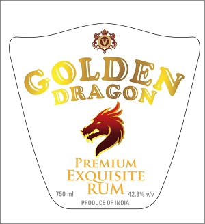 Golden Dragon Premium Exquisite Rum With Label Device mark 5628751 Trademark