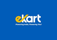 Ekart - Powering India, Powering You! ( Coloured Logo) With Blue Background. Device mark 5600915 Trademark
