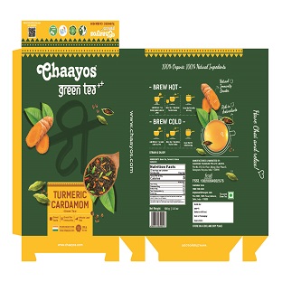 Chaayos Turmeric Cardamom Green Tea Device mark 5604745 Trademark