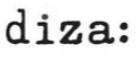 Diza: (label) Device mark 5607497 Trademark