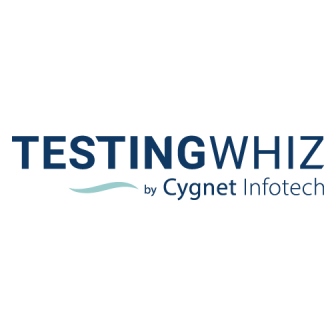 Testingwhiz With Tagline "by Cygnet Infotech" Device mark 5630244 Trademark