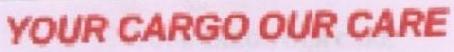 Your Cargo Our Care (label) Device mark 5636902 Trademark
