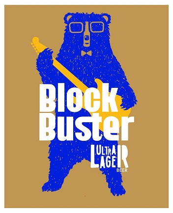 Blockbuster Ultra Lager Beer Device mark 5642134 Trademark