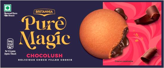 Britannia Puremagic Chocolush Device mark 5643876 Trademark