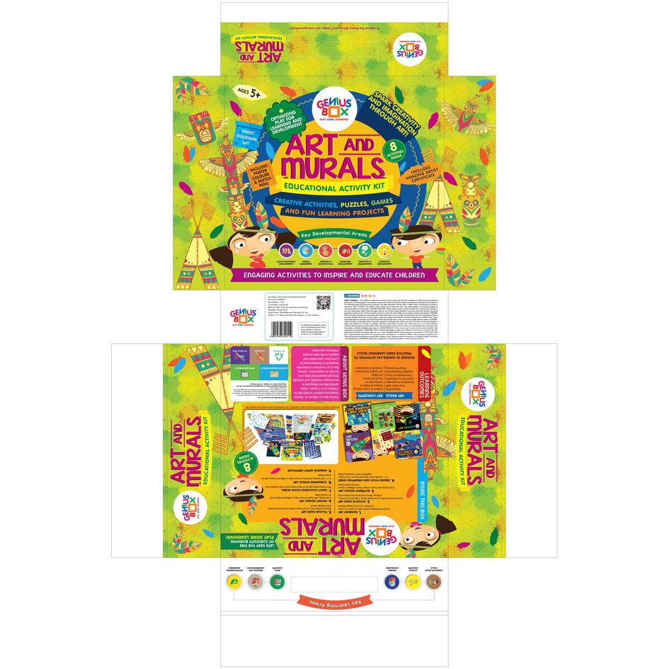 Genius Box Art And Murals (label) Device mark 5647533 Trademark