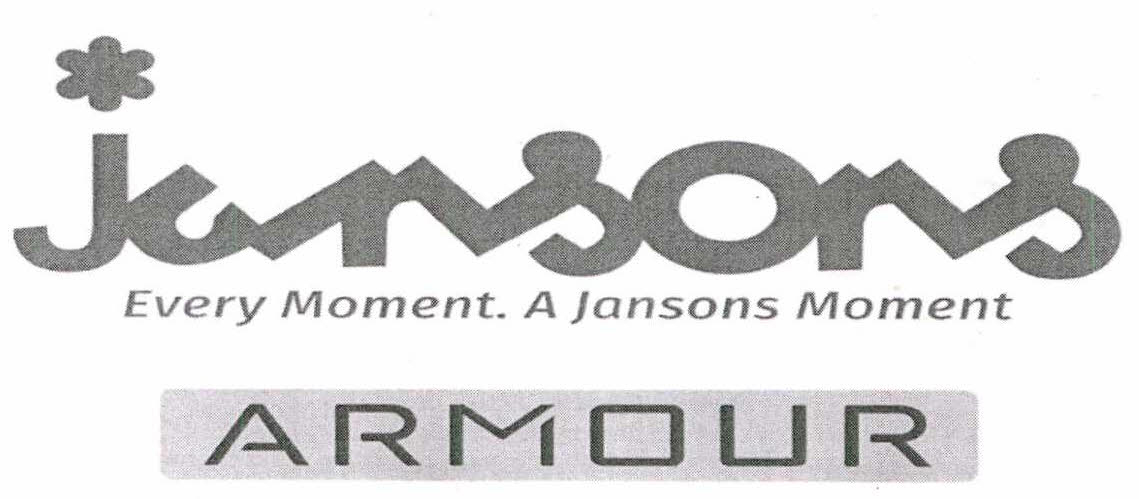 Jansons Every Moment. A Jansons Moment Armour Device mark 5655905 Trademark