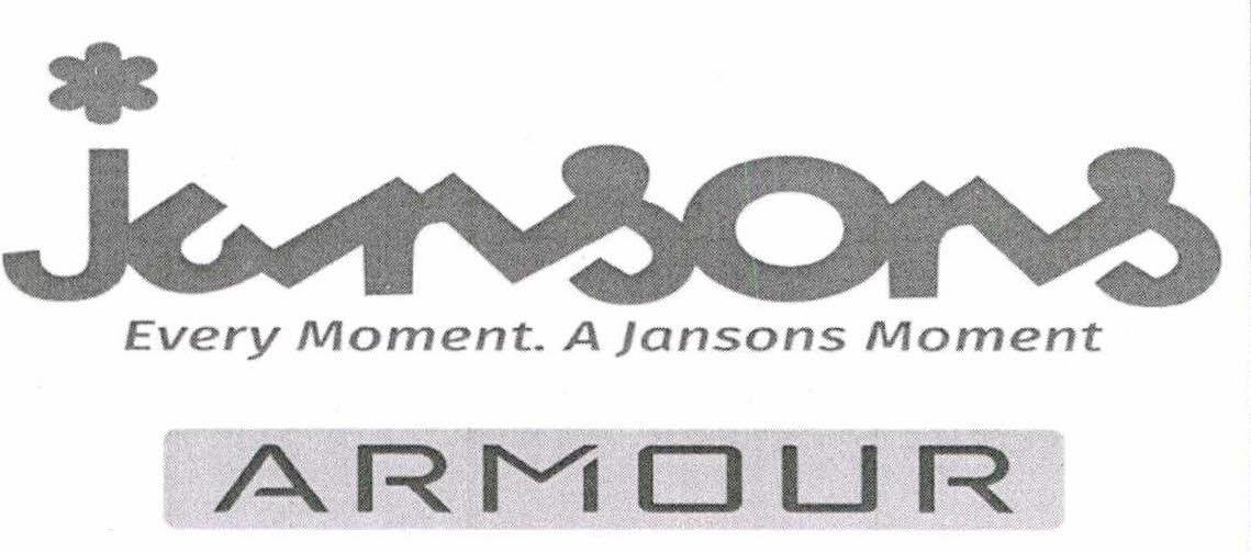 Jansons Every Moment. A Jansons Moment Armour Device mark 5655903 Trademark