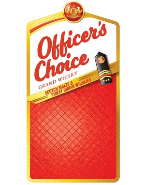 Officer’s Choice Grand Whisky Device mark 5657830 Trademark