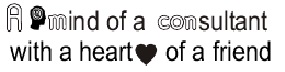 A Mind Of A Consultant With The Heart Of A Friend Device mark 5657642 Trademark