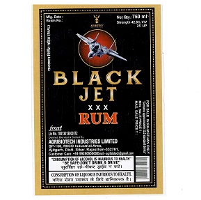 Black Jet Xxx Rum Device mark 5657196 Trademark