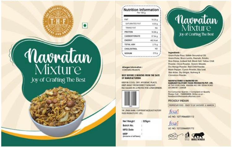 T.h.f. The Hazelnut Factory Navratan Mixture Device mark 5664943 Trademark