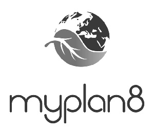 Myplan8 (with Device) Device mark 5663446 Trademark
