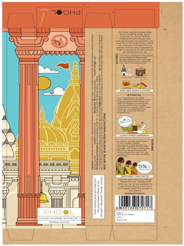 Phool Sandalwood Incense Device mark 5675697 Trademark
