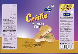 Cristos Mexican Chilli Label Device mark 5676848 Trademark