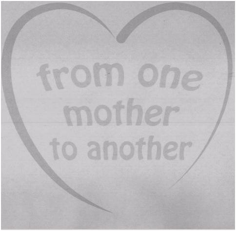 From One Mother To Another (device) Device mark 2922086 Trademark