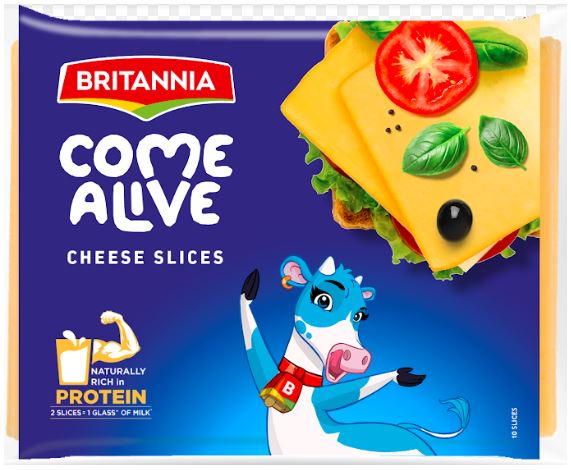 Britannia Come Alive Cheese Slices Device mark 5682499 Trademark