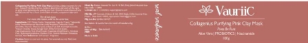 Vauriic- Collagenius Purifying Pink Clay Mask (label) Device mark 5693227 Trademark