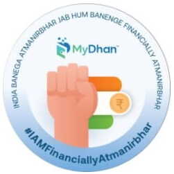India Banega Atmanirbhar Jab Hum Banenge Financially Atmanirbhar Mydhan #iamfinanciallyatmanirbhar Device mark 5698539 Trademark