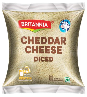 Britannia Cheddar Cheese Diced Device mark 5699118 Trademark