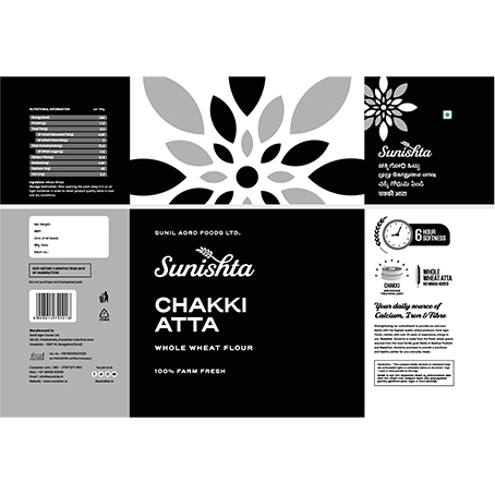 Label Of Sunishta Chakki Atta Device mark 5698639 Trademark