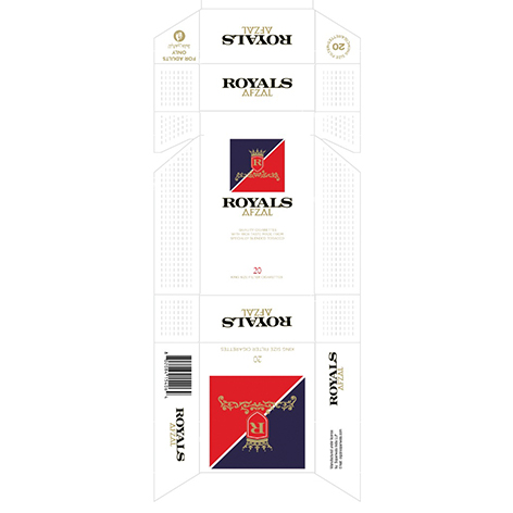 Royals Afzal (packaging) Device mark 5715580 Trademark