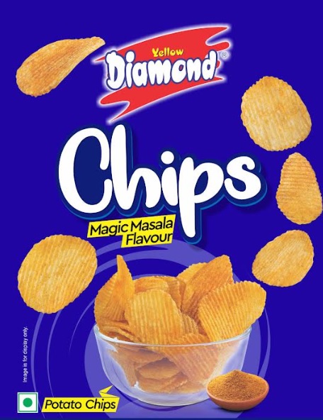 Yellow Diamond Chips Magic Masala Flavor Device mark 5727533 Trademark
