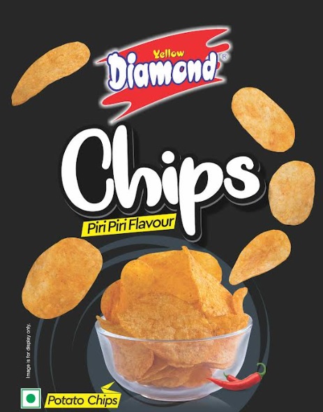 Yellow Diamond Chips Piri Piri Flavour Device mark 5727534 Trademark