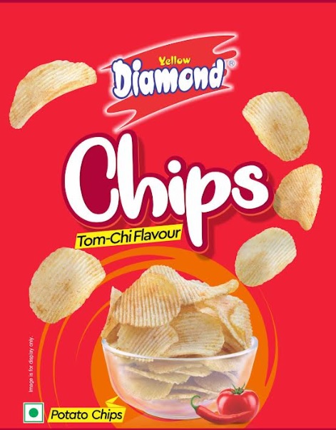 Yellow Diamond Chips Tom Chi Flavour Device mark 5727537 Trademark