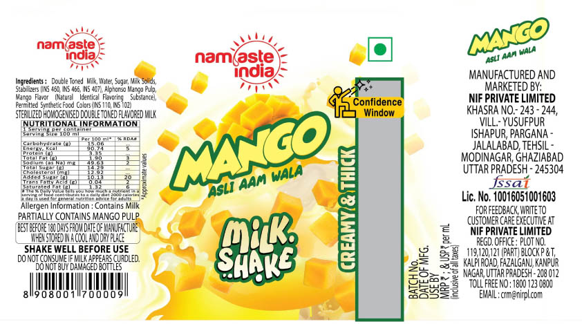 Namaste India Mango Device mark 5735659 Trademark