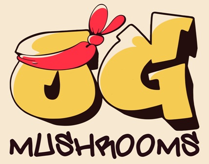 Og Mushrooms (label) Device mark 5739945 Trademark