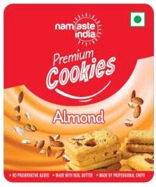 Namaste India Premium Cookies Almond Device mark 5749258 Trademark