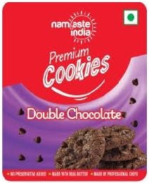 Namaste India Premium Cookies Double Chocolate Device mark 5749260 Trademark