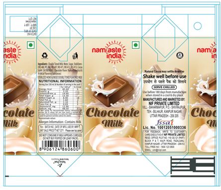 Namaste India Chocolate Milk Device mark 5749883 Trademark