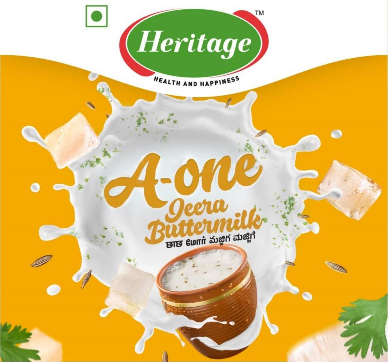Heritage A-one Jeera Buttermilk Device mark 5755689 Trademark