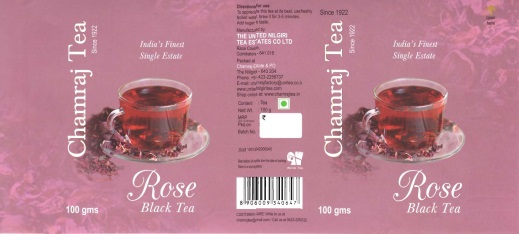 Chamraj Rose Black Tea Device mark 5772226 Trademark