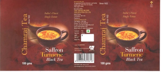 Chamraj Saffron Turmeric Black Tea Device mark 5772224 Trademark