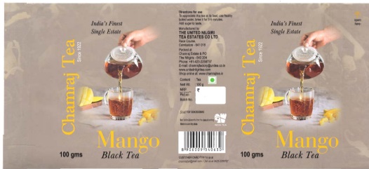 Chamraj Mango Black Tea Device mark 5772229 Trademark