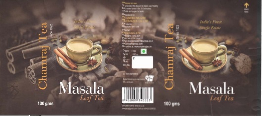 Chamraj Masala Leaf Tea Device mark 5772236 Trademark