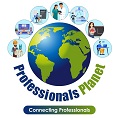 Professionals Planet With Device And Tagline Connecting Professionals Device mark 5775378 Trademark