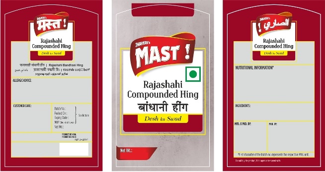 Jhaveri’s Mast Rajashahi Compounded Hing Device mark 5784881 Trademark
