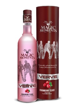 M2 Magic Moments Verve Cranberry Tease Premium Flavoured Vodka (label) Device mark 5786601 Trademark